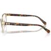 imageCOACH Womens Hc5176 Rectangular Prescription Eyewear FramesLight GoldBrownDemo Lens