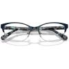 imageCOACH Womens Hc5176 Rectangular Prescription Eyewear FramesSilverBlueDemo Lens
