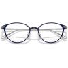 imageCOACH Womens Hc5181td Oval Prescription Eyewear FramesSatin NavyDemo Lens