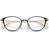 imageCOACH Womens Hc5181td Oval Prescription Eyewear FramesShiny BlackDemo Lens