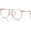 imageCOACH Womens Hc6241d Square Prescription Eyewear FramesTransparent Dusty RoseDemo Lens