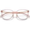 imageCOACH Womens Hc6241d Square Prescription Eyewear FramesTransparent Dusty RoseDemo Lens