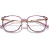 imageCOACH Womens Hc6241d Square Prescription Eyewear FramesTransparent PurpleDemo Lens