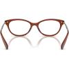 imageCOACH Womens Hc6245f Low Bridge Fit Square Prescription Eyewear FramesTransparent BrownDemo Lens