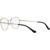 imageCoach Womens Hc5137 Cat Eye Prescription Eyewear FramesBlackLight GoldDemo Lens