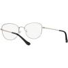 imageCoach Womens Hc5137 Cat Eye Prescription Eyewear FramesBlackLight GoldDemo Lens
