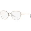 imageCoach Womens Hc5137 Cat Eye Prescription Eyewear FramesShiny Rose GoldDemo Lens