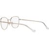 imageCoach Womens Hc5137 Cat Eye Prescription Eyewear FramesShiny Rose GoldDemo Lens