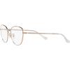 imageCoach Womens Hc5137 Cat Eye Prescription Eyewear FramesShiny Rose GoldDemo Lens