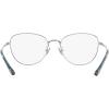 imageCoach Womens Hc5137 Cat Eye Prescription Eyewear FramesShiny SilverDemo Lens