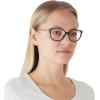 imageCoach Womens Hc6185 Square Prescription Eyewear FramesBlackDemo Lens
