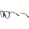 imageCoach Womens Hc6185 Square Prescription Eyewear FramesBlackDemo Lens