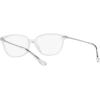 imageCoach Womens Hc6185 Square Prescription Eyewear FramesCrystalDemo Lens