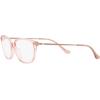 imageCoach Womens Hc6185 Square Prescription Eyewear FramesTransparent BlushDemo Lens