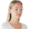 imageCoach Womens Hc6185 Square Prescription Eyewear FramesTransparent BlushDemo Lens