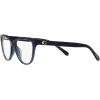 imageCoach Womens Hc6202u Universal Fit Square Prescription Eyewear FramesTransparent BlueDemo Lens