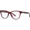 imageCoach Womens Hc6202u Universal Fit Square Prescription Eyewear FramesTransparent RedDemo Lens