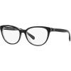 imageCoach Womens Hc6210u Universal Fit Round Prescription Eyewear FramesBlackTransparent GreyDemo Lens