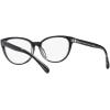 imageCoach Womens Hc6210u Universal Fit Round Prescription Eyewear FramesBlackTransparent GreyDemo Lens