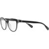 imageCoach Womens Hc6210u Universal Fit Round Prescription Eyewear FramesBlackTransparent GreyDemo Lens