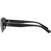 imageCoach Womens Hc7149 Rectangular SunglassesShiny BlackDark Grey Solid