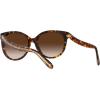 imageCoach Womens Hc8321 Square SunglassesDark TortoiseBrown Gradient