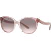 imageCoach Womens Hc8321 Square SunglassesTransparent Pink OmbreBrown Pink Gradient