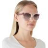 imageCoach Womens Hc8321 Square SunglassesTransparent Pink OmbreBrown Pink Gradient