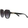 imageCoach Womens Hc8331 Round SunglassesBlackLight Grey Gradient