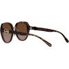 imageCoach Womens Hc8331 Round SunglassesDark TortoiseBrown Gradient