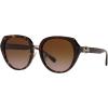 imageCoach Womens Hc8331 Round SunglassesDark TortoiseBrown Gradient
