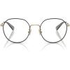 imageCOACH Womens Hc5175 Round Prescription Eyewear FramesShiny Light GoldBlackDemo Lens