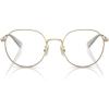 imageCOACH Womens Hc5175 Round Prescription Eyewear FramesShiny Light GoldDemo Lens
