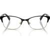 imageCOACH Womens Hc5176 Rectangular Prescription Eyewear FramesLight GoldBlackDemo Lens