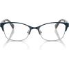 imageCOACH Womens Hc5176 Rectangular Prescription Eyewear FramesSilverBlueDemo Lens