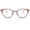 imageCOACH Womens Hc5181td Oval Prescription Eyewear FramesSatin BurgundyDemo Lens