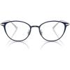 imageCOACH Womens Hc5181td Oval Prescription Eyewear FramesSatin NavyDemo Lens