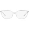 imageCoach Womens Hc6185 Square Prescription Eyewear FramesCrystalDemo Lens