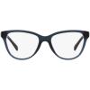 imageCoach Womens Hc6202u Universal Fit Square Prescription Eyewear FramesTransparent BlueDemo Lens
