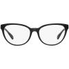 imageCoach Womens Hc6210u Universal Fit Round Prescription Eyewear FramesBlackTransparent GreyDemo Lens