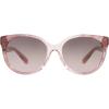 imageCoach Womens Hc8321 Square SunglassesTransparent Pink OmbreBrown Pink Gradient