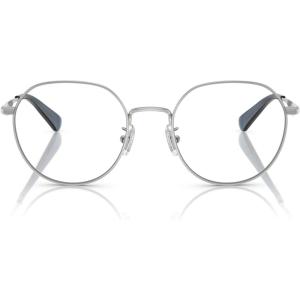 imageCOACH Womens Hc5175 Round Prescription Eyewear FramesShiny SilverDemo Lens