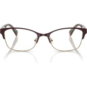 imageCOACH Womens Hc5176 Rectangular Prescription Eyewear FramesLight GoldBrownDemo Lens