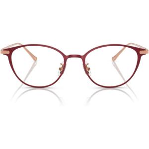 imageCOACH Womens Hc5181td Oval Prescription Eyewear FramesSatin BurgundyDemo Lens