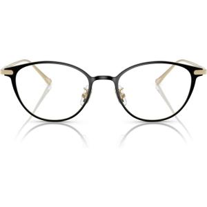 imageCOACH Womens Hc5181td Oval Prescription Eyewear FramesShiny BlackDemo Lens