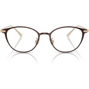 imageCOACH Womens Hc5181td Oval Prescription Eyewear FramesShiny Dark BrownDemo Lens