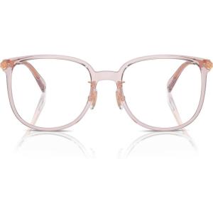 imageCOACH Womens Hc6241d Square Prescription Eyewear FramesTransparent Dusty RoseDemo Lens