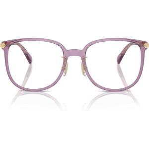 imageCOACH Womens Hc6241d Square Prescription Eyewear FramesTransparent PurpleDemo Lens