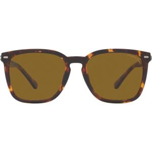 imageCoach Mens Hc8354u Universal Fit Square SunglassesDark TortoiseDark Brown Polarized