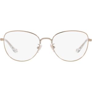 imageCoach Womens Hc5137 Cat Eye Prescription Eyewear FramesShiny Rose GoldDemo Lens